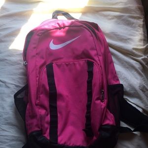 Pink Nike backpack